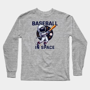 Baseball Space - Play with Astro Long Sleeve T-Shirt